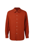 THEODORE Orange Cotton Shirt, view 1 of 6
