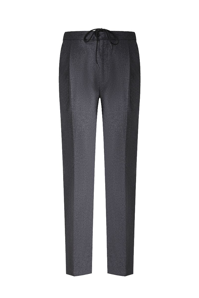 THEODORE Grey Wool Trousers, view 1 of 7
