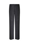 THEODORE Grey Striped Wool Trousers, view 1 of 5