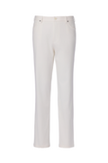 THEODORE White Cotton Trousers, view 1 of 2