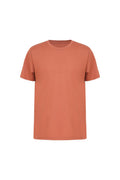 THEODORE The Maratea Rust Wool Crew-Neck T-Shirt, view 1 of 5