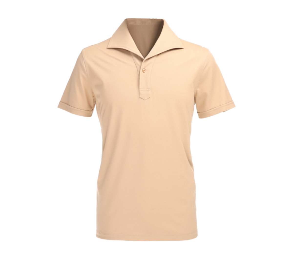 THEODORE The Arcachon Khaki One-Button Polo, view 1 of 4
