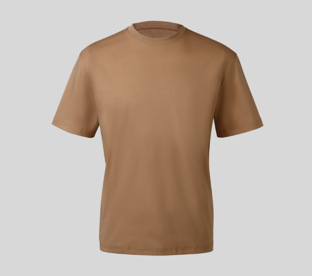 THEODORE Coffee Cotton T-Shirt, view 2 of 7