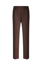 THEODORE Brown Wool Trousers, view 1 of 5
