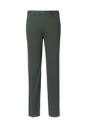 THEODORE Grey Cotton Trousers, view 1 of 2