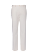 THEODORE White Cotton Trousers, view 1 of 2