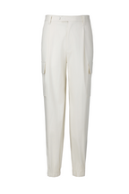 THEODORE Ivory Cotton Trousers, view 1 of 6