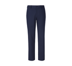 THEODORE Navy Polyester Trousers, view 2 of 6