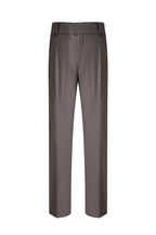 THEODORE Grey Striped Wool Trousers, view 1 of 6