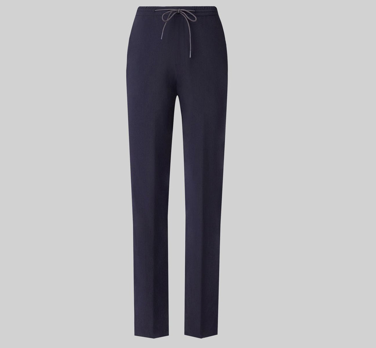 THEODORE Navy Nylon Trousers, view 2 of 3