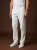 THEODORE White Patch-Pocket Cotton Trousers, view 1 of 7