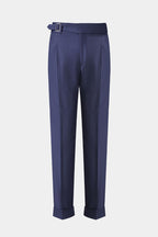THEODORE Blue Wool Trousers, view 1 of 5