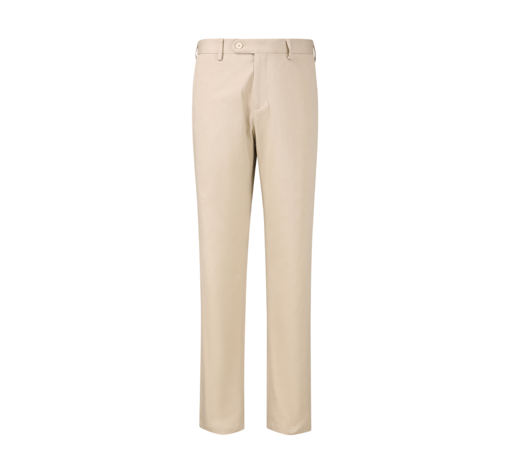 THEODORE Khaki Cotton Trousers, view 2 of 6