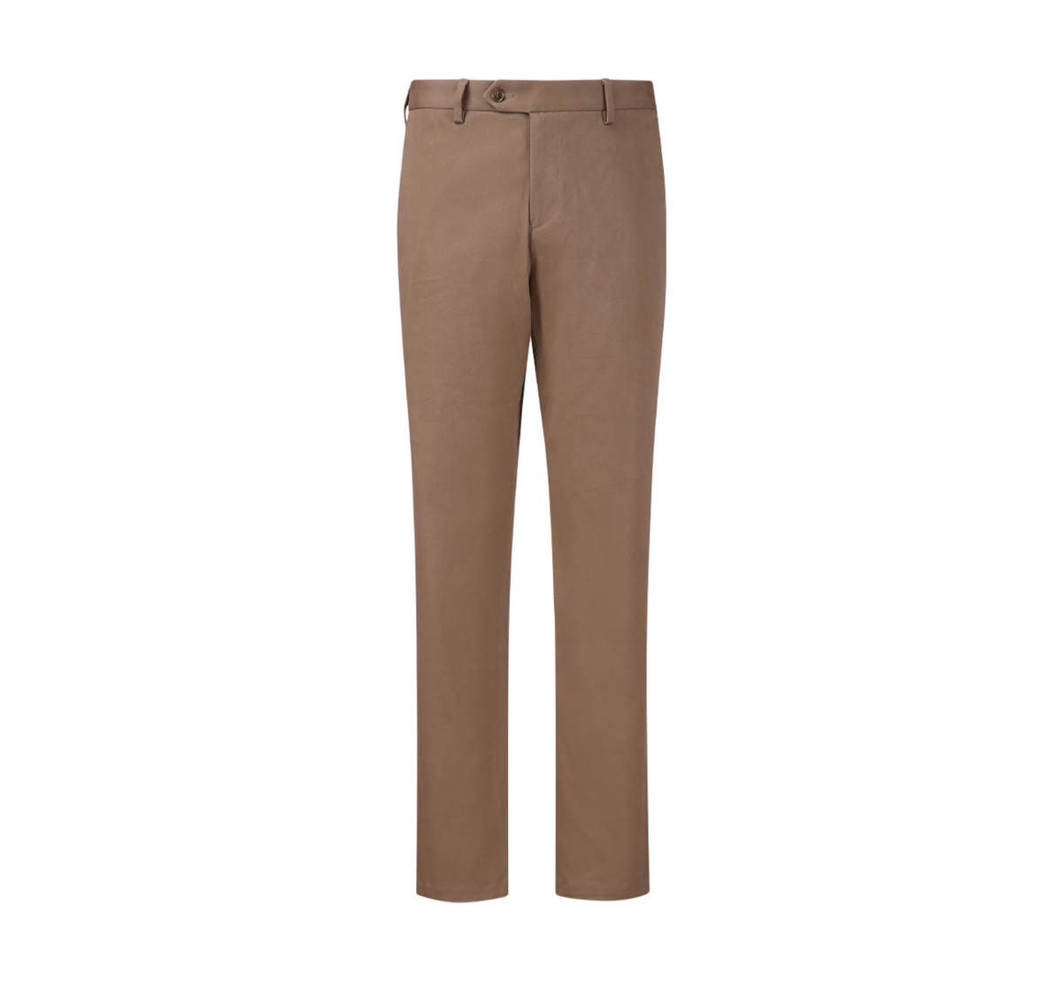 THEODORE Coffee Cotton Trousers, view 2 of 6