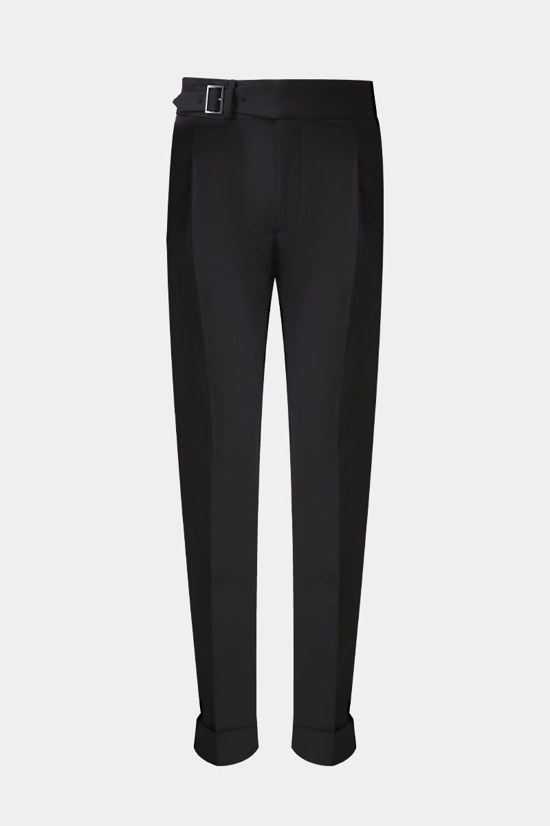 THEODORE Black Wool Trousers, view 1 of 7