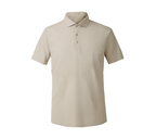 THEODORE The Pantelleria Khaki Piqué Cotton-Blend Polo, view 1 of 4