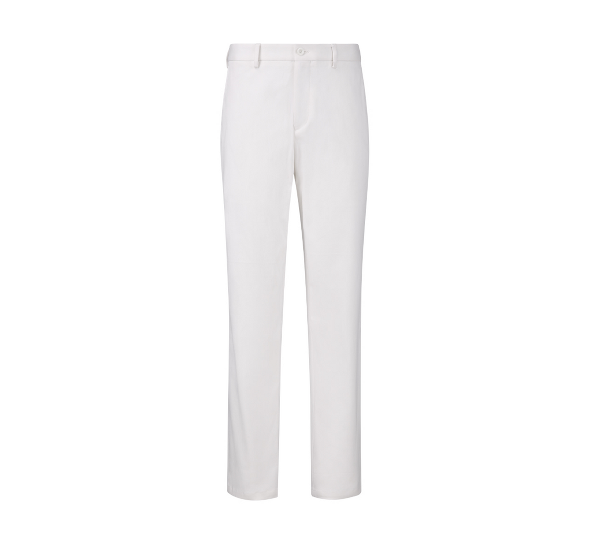 THEODORE White Cotton Trousers, view 2 of 6