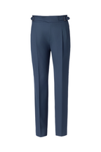 THEODORE Blue Wool Trousers, view 1 of 2