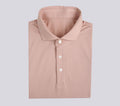 THEODORE The Mallorca Pink Blend Spread-Collar Polo, view 1 of 2