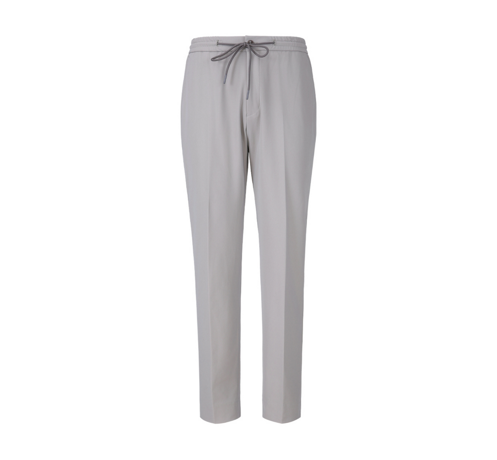 THEODORE Grey Polyester Trousers, view 2 of 6