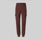 THEODORE Red Check Nylon Trousers, view 2 of 4