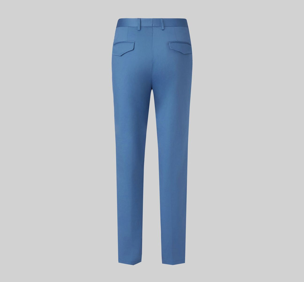 THEODORE Blue Cotton Trousers, view 3 of 3