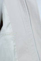 THEODORE Ivory Cotton Casual Jacket, view 4 of 4