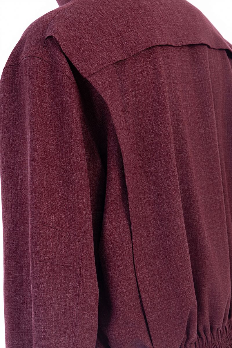 THEODORE Red Wool Casual Jacket, view 8 of 9