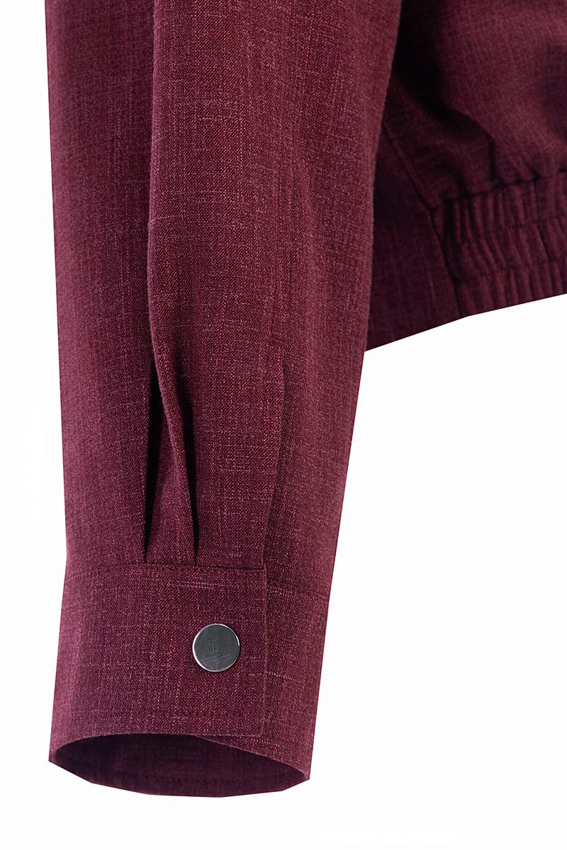 THEODORE Red Wool Casual Jacket, view 9 of 9