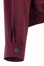THEODORE Red Wool Casual Jacket, view 9 of 9