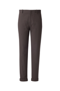 THEODORE Brown Nylon Trousers, view 1 of 3