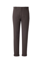 THEODORE Brown Nylon Trousers, view 1 of 3
