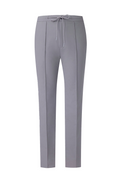 THEODORE Grey Check Nylon Trousers, view 1 of 3