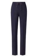 THEODORE Navy Nylon Trousers, view 1 of 3