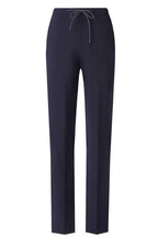 THEODORE Navy Nylon Trousers, view 1 of 3