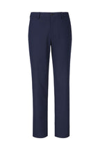 THEODORE Navy Polyester Trousers, view 1 of 6