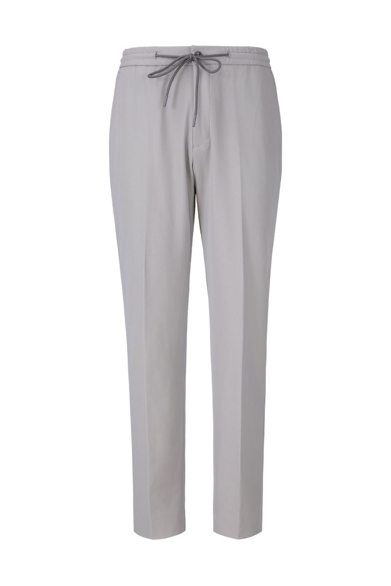 THEODORE Grey Polyester Trousers, view 1 of 6