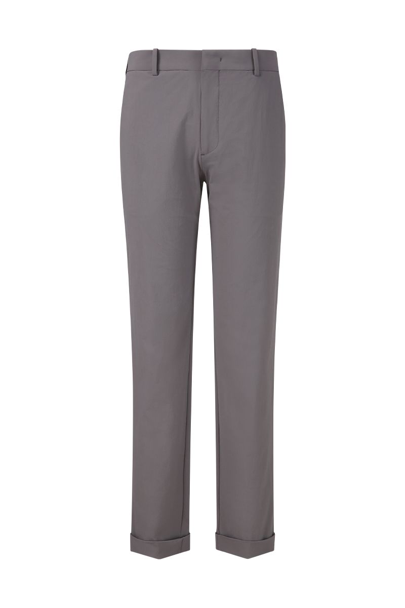 THEODORE Grey Nylon Trousers, view 1 of 6