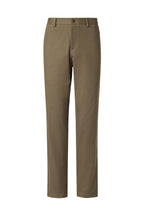 THEODORE Brown Cotton Trousers, view 1 of 3