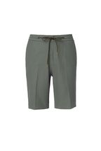 THEODORE Green Jacquard Cotton Shorts, view 1 of 3