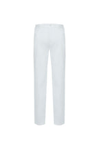 THEODORE White Jean-Cut Cotton Trousers, view 2 of 7