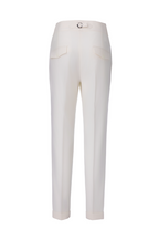 THEODORE White Wool Trousers, view 2 of 2
