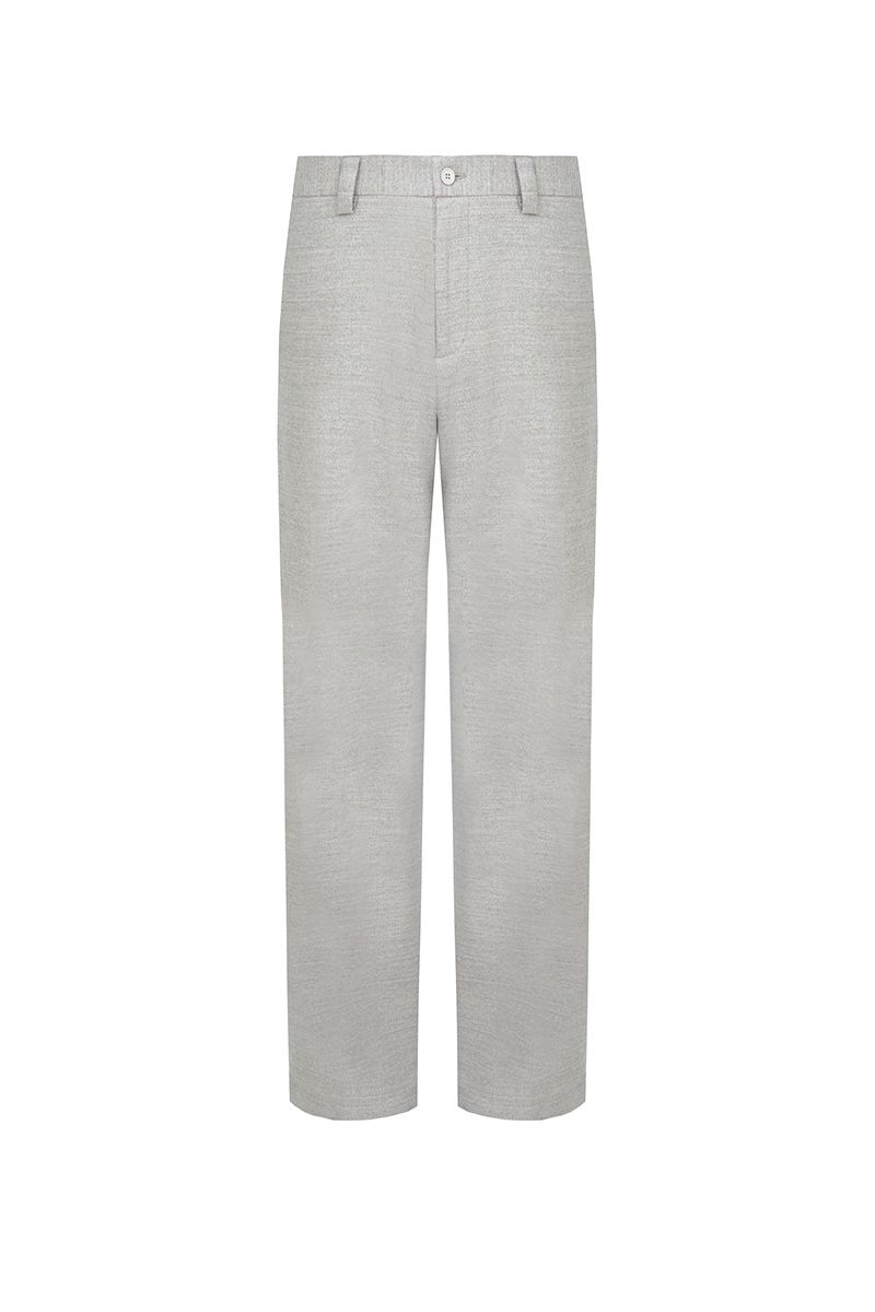 THEODORE Khaki Wool Trousers, view 1 of 2