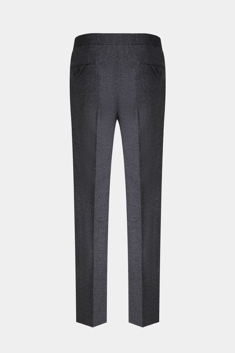 THEODORE Grey Wool Trousers, view 2 of 7