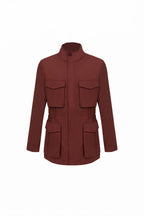 THEODORE Orange Wool Jacket, view 1 of 5