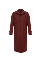 THEODORE Red Wool Overcoat, view 1 of 8
