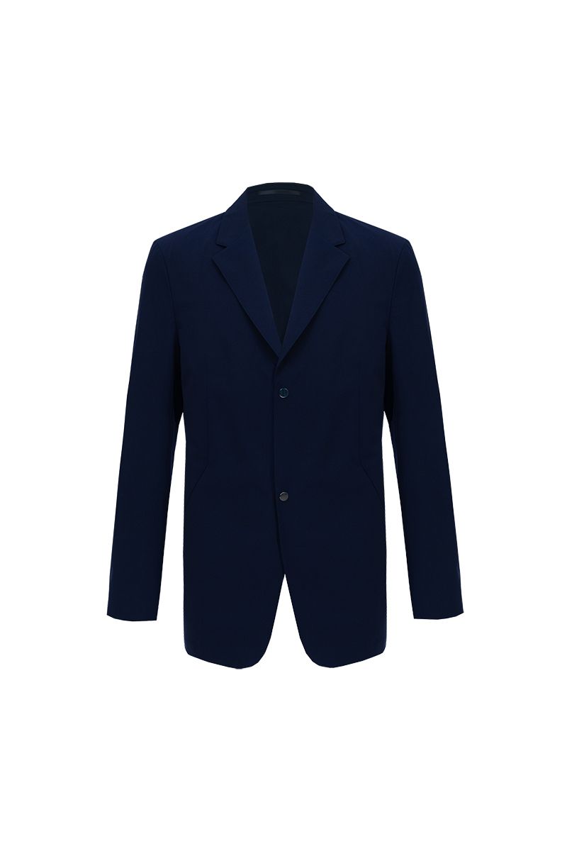 THEODORE Navy Nylon Jacket, view 1 of 4