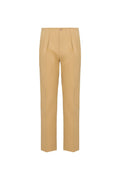 THEODORE Khaki Cotton Trousers, view 1 of 2