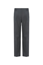 THEODORE Grey Single-Pleat Wool Trousers, view 2 of 8
