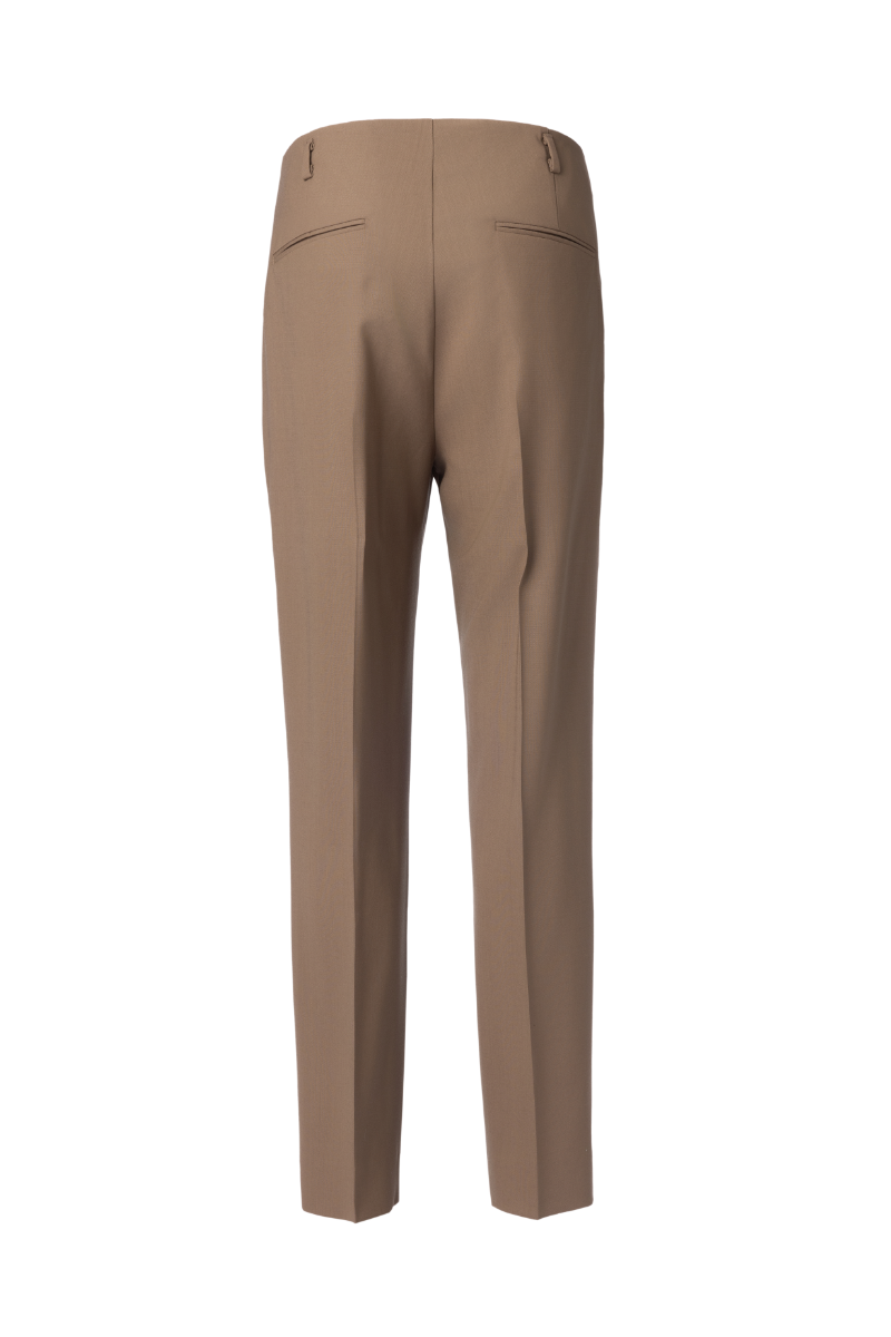 THEODORE Khaki Wool Trousers, view 2 of 2